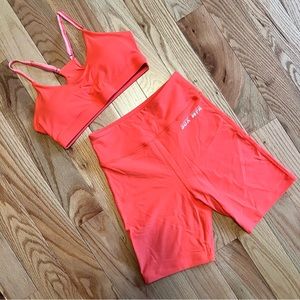 Biker Shorts:  Sarah’s Day White Fox Active in Orange